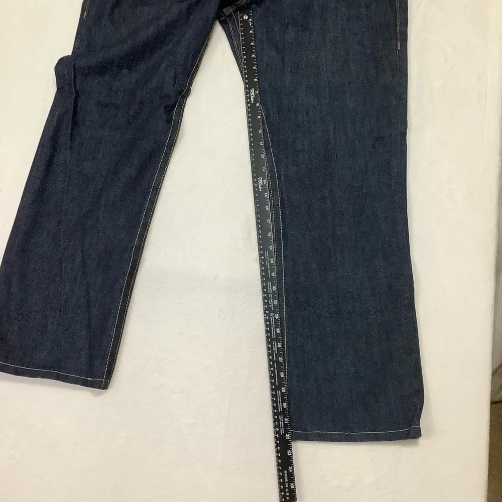 True Religion Men’s Ricky Straight Leg Jeans Size 40 x 32 Dark Wash Blue